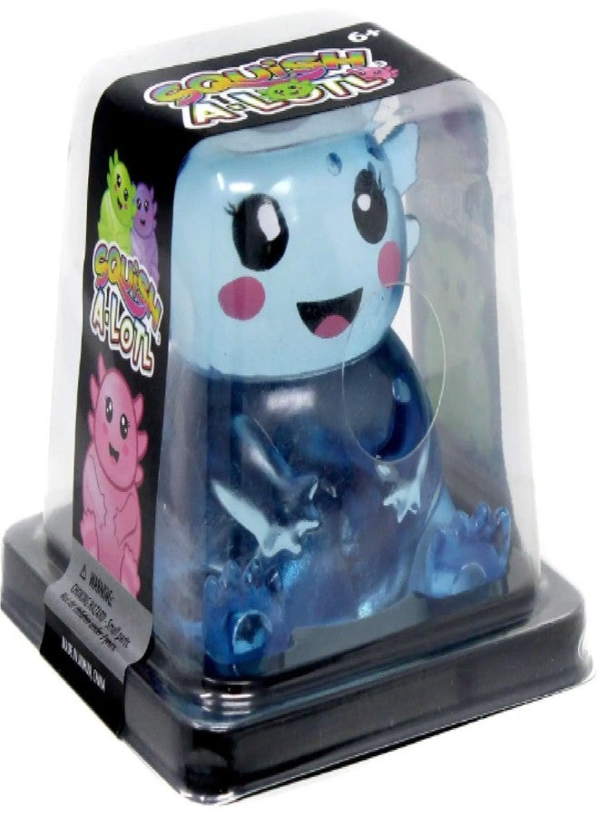 ماتي محطة الألعاب مجموعة هدايا Incredible Play Translucent Squish A-Lotl - 4 قطع (أزرق، بنفسجي، أخضر، وردي) | ألعاب أكسولوتل ناعمة ومرنة لتخفيف التوتر وتحفيز الحواس | للأعمار من 6 سنوات فما فوق - Image 4